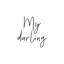 «My Darling», reproduction d'art textuel-52841320-52841322-52841324