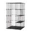 Cage à chat à 3 niveaux