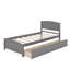 Lit plateforme simple avec deux tiroirs-434316419
