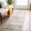 Humphrey Southwestern Light Gray/Dark Gray/Ivory Area Rug in Gray