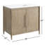 Ensemble de meuble-lavabo simple 36 po avec plateau en quartz Elinor 