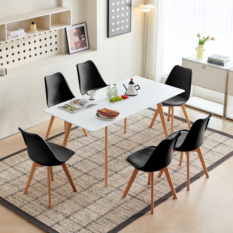 Nero Upholstered Dining Chair, Black