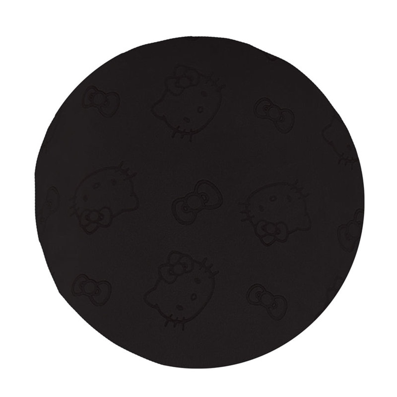 Repose-pieds Hello Kitty, Velours noir