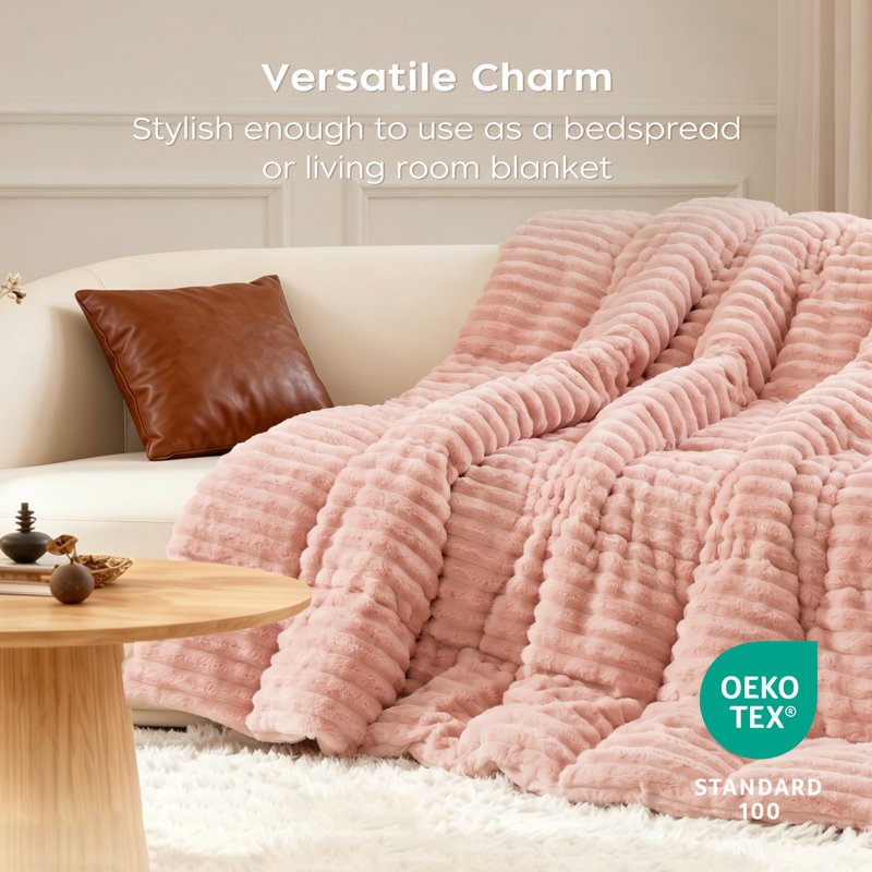 Ensemble d'édredon pour grand lit Suncomfy 3 pièces, ensemble d'édredon rose avec 2 taies d'oreiller, ensemble de lit moelleux chaud toutes saisons