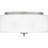 Blanche 3-Light Brushed Nickel Flush Mount Light