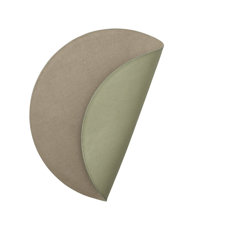 Icons Placemat, Sage/Khaki