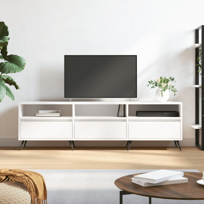 Danberry TV Stand for TVs up to 65", White
