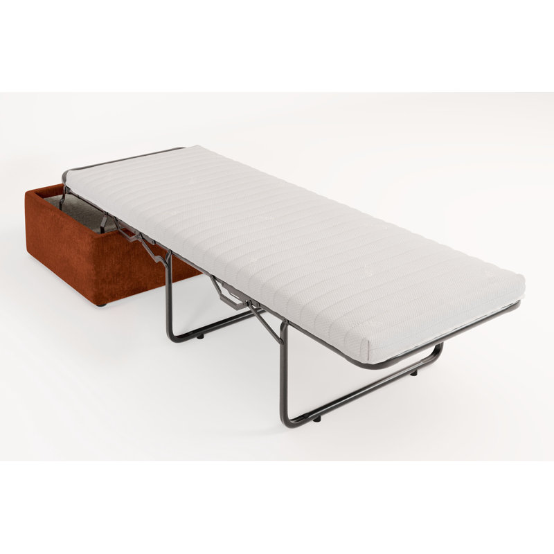 Jay-Be® Footstool Bed - Luxe Velvet, Shiraz
