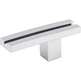 Inset Rail 2 5/8" Length Geometric Knob