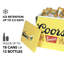 Glacière Coors Banquet Retro avec ouvre-bouteille 13L (14 pte), jaune et argent