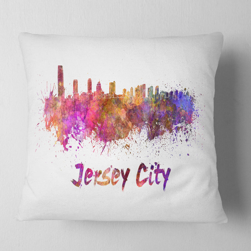 Coussin Cityscape, 16 po x 1 po, Carré
