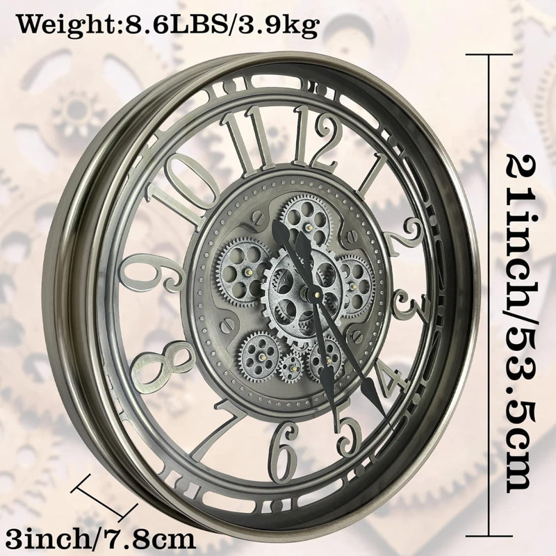 Tulane Metal Wall Clock