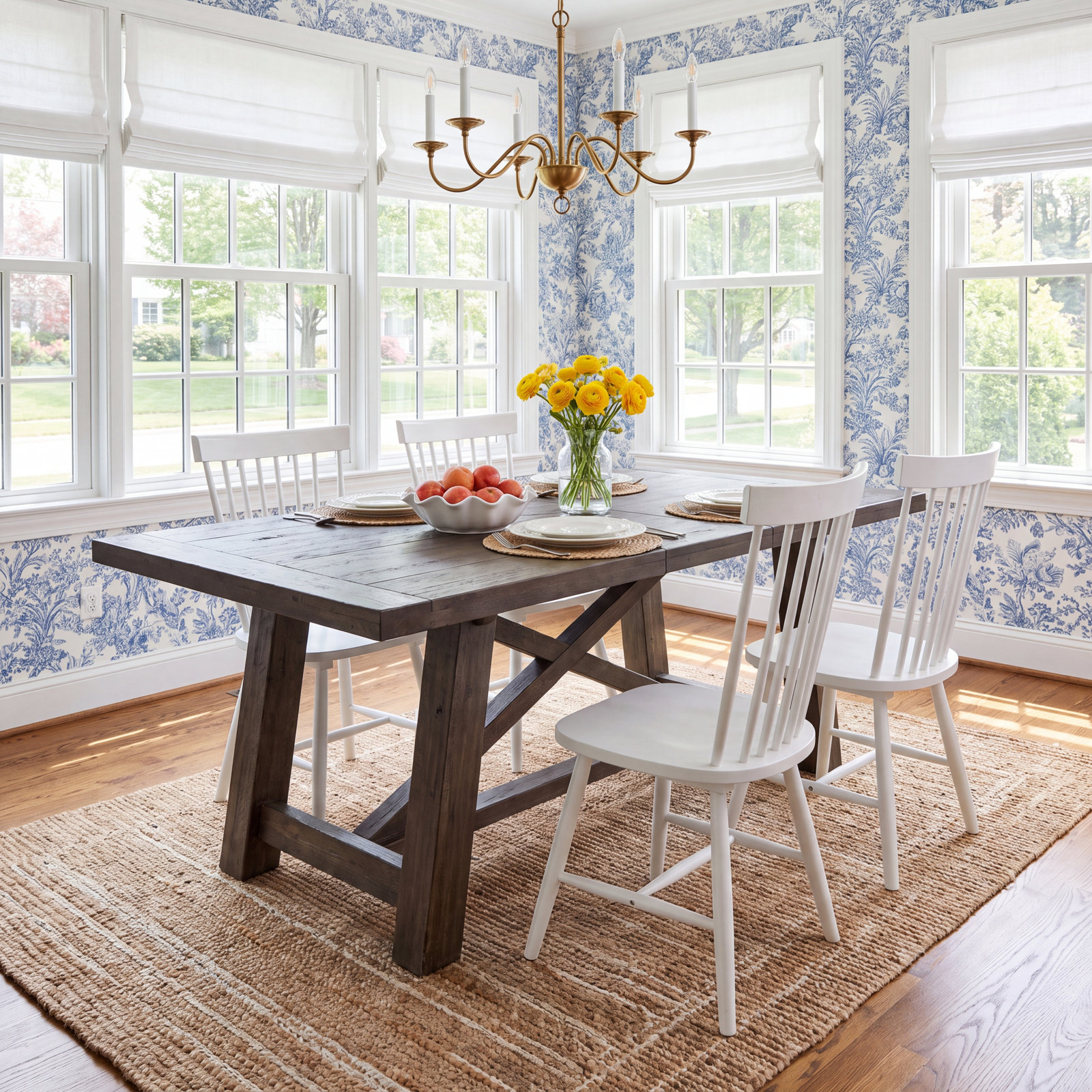 Bianca Extendable Dining Table, Weathered Natural