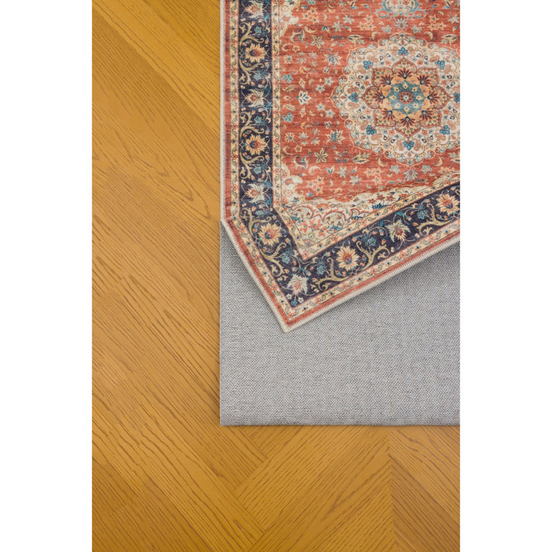 Contemporary Design Multi Accent Rug, Red, Rectangle 9' x 12'