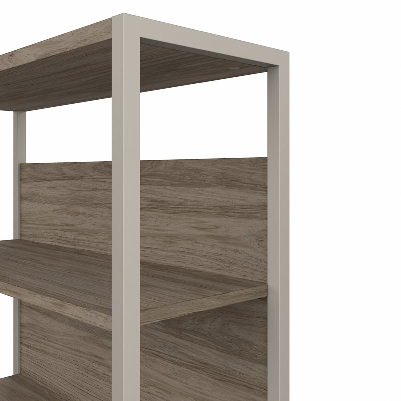 Grande bibliothèque hybride Bush Business Furniture, Hickory moderne