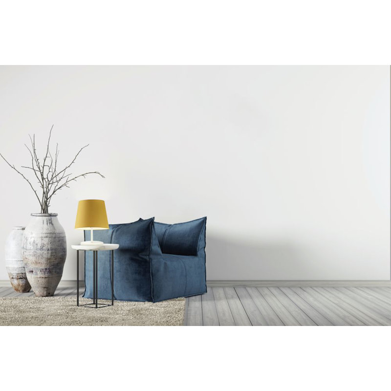 Deok Metal Table Lamp, Orange, White