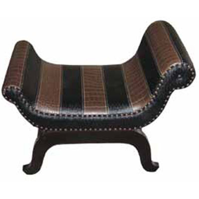 Banc en simili cuir Bruce