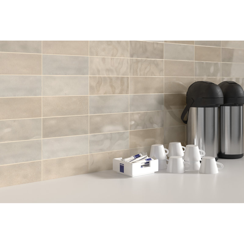 Passion 2.56 W x 7.87 L Tile, Crema