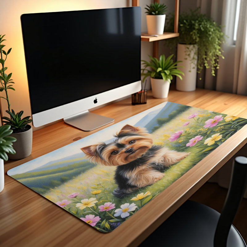 Polyester Desk Pad, 14.4x12.1