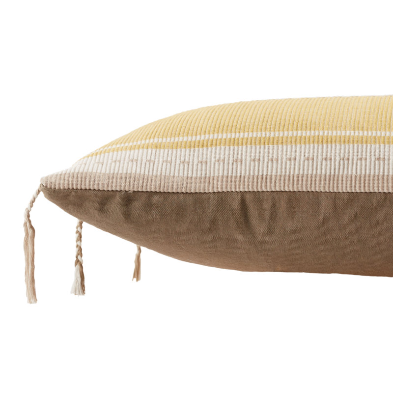 Housse et insert de coussin rectangulaire en coton Torres, Polyfill