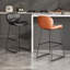 Chaise d'appoint orange à dossier solide (ensemble de 2)-493524288-493524289-493524291