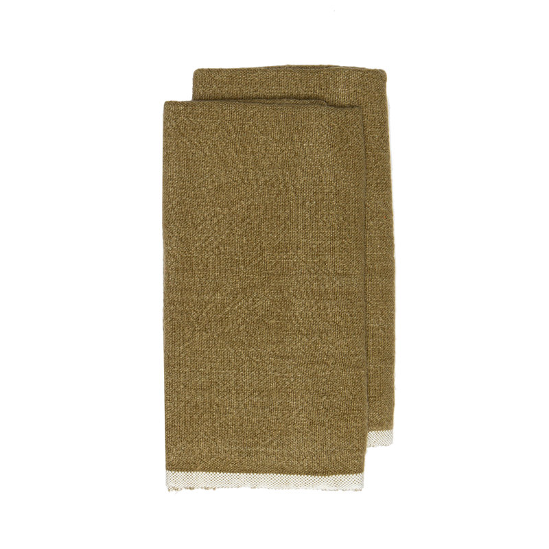 Chunky Linen Dish Cloth, Green