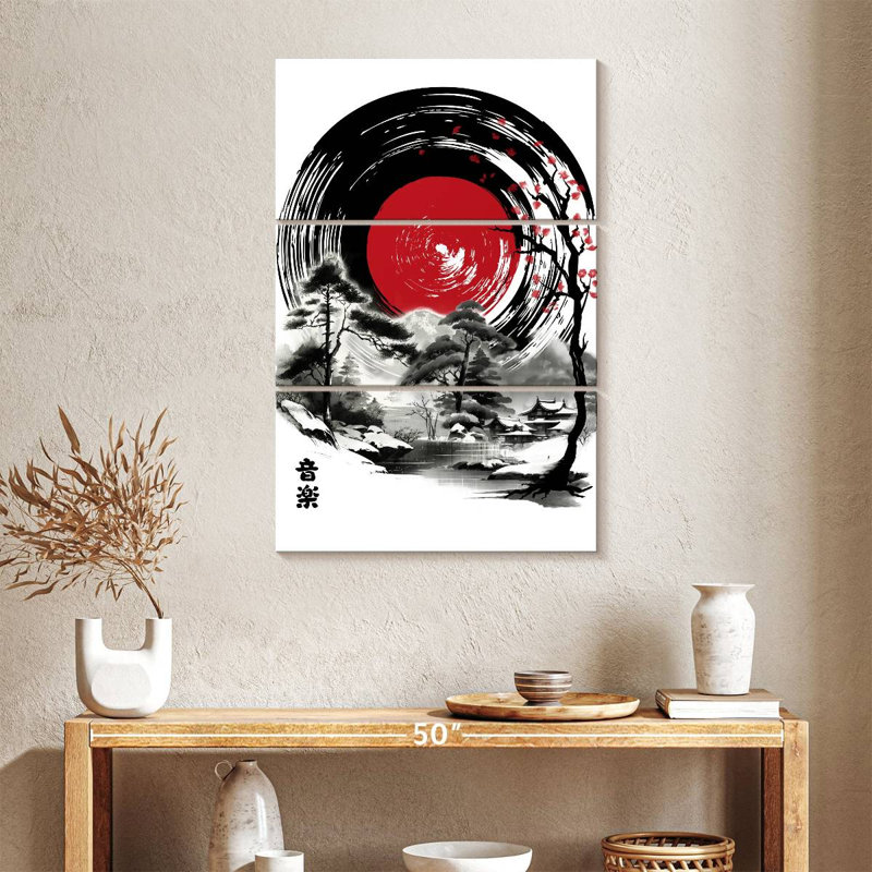 Masam Sound du Japon Sumi-E, H 38 po x l 24 po
