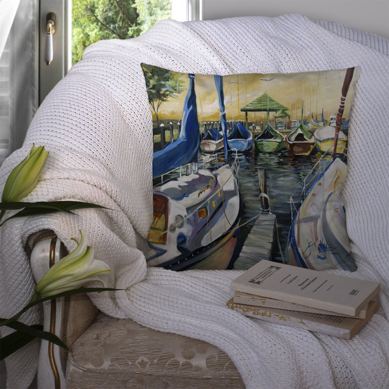 Coussin décoratif intérieur / extérieur Seven, H 14 po x l 14 po x P 4 po