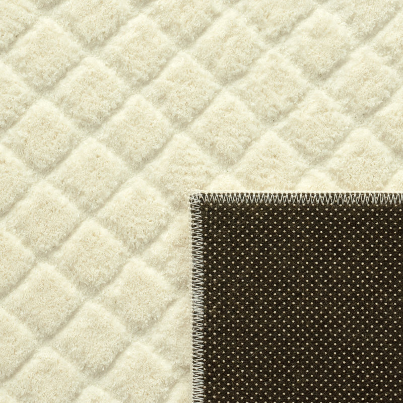 Hargimont Solid Colour Area Rug, Rectangle 120 x 160cm