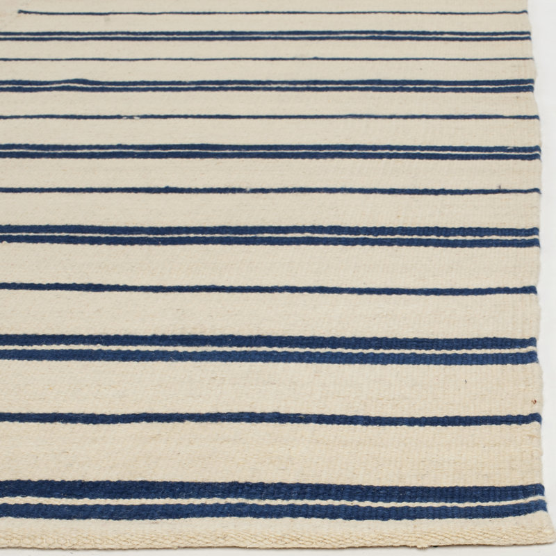 Ralph Lauren Sagaponeck Stripe Patch Wool Striped Rug, Rectangle 4' x 6'