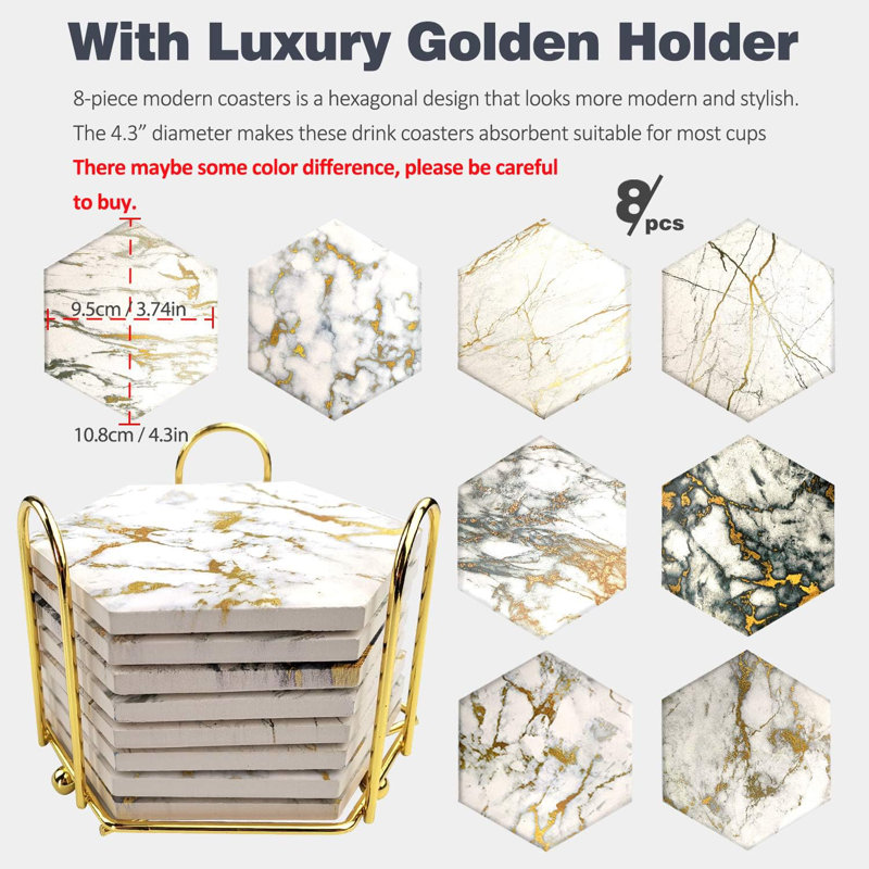 Ensemble de 8 sous-verres Coasters de Coasters