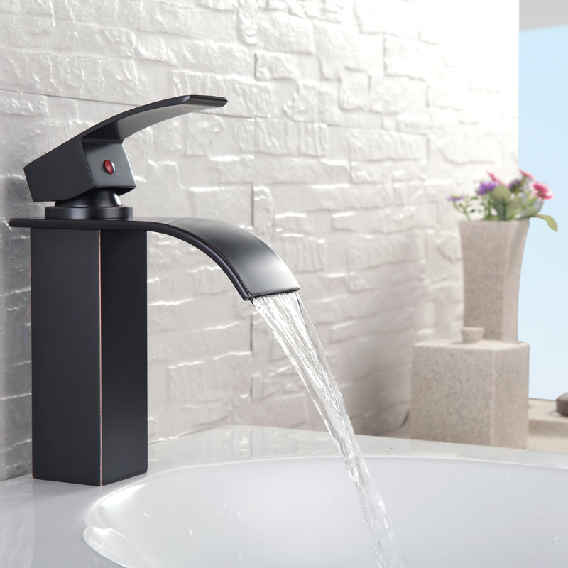 ORB Bathroom Faucet, Faucet For Bathroom Sink, Single Hole Bathroom Faucet Modern Single Handle Vanity Basin Faucet