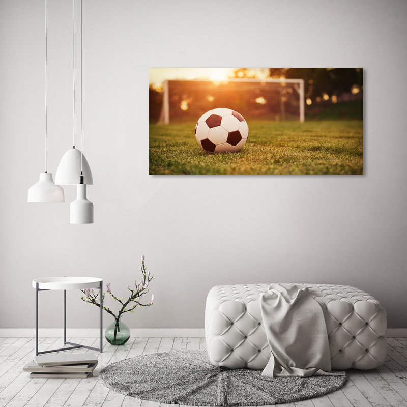 Ball On Turf - Wrapped Canvas Print