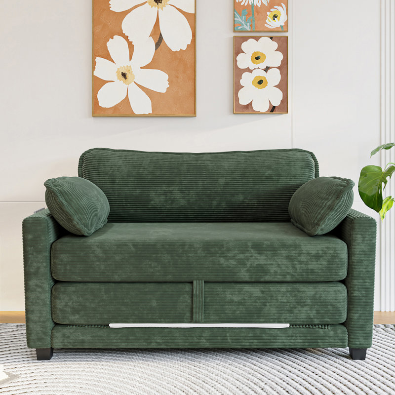 Fauteuil convertible 2-en-1 51 po, Vert