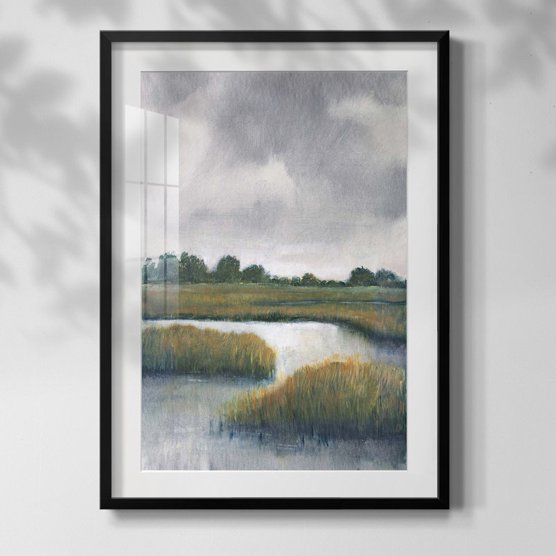 Barxan IV, reproduction encadrée, Papier avec cadre noir, Blanc