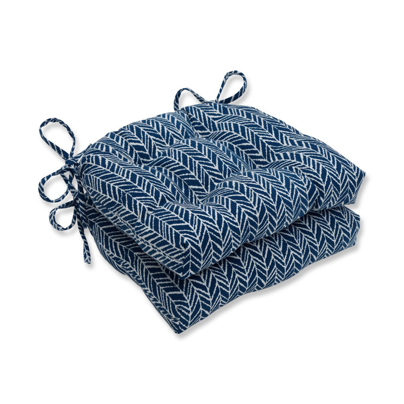 Dett Outdoor Chair Pad, 17.5" W, Egg Yolk