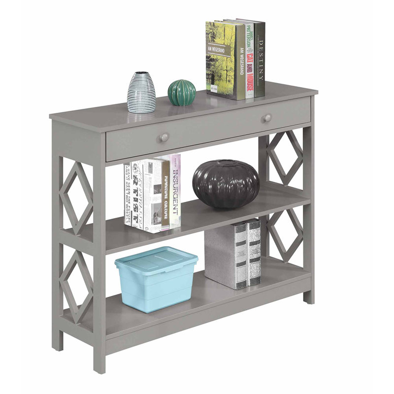 Dimson 40'' Console Table, 31.75" H x 40" W x 12" D, Gray
