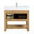 Maho 35.4'' Single Bathroom Vanity with Engineered Stone Top