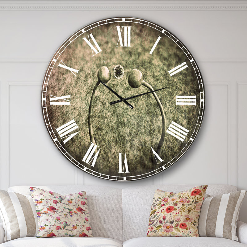Très grande horloge murale Schafer, Surdimensionné