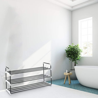 15 Pair Stackable Shoe Rack