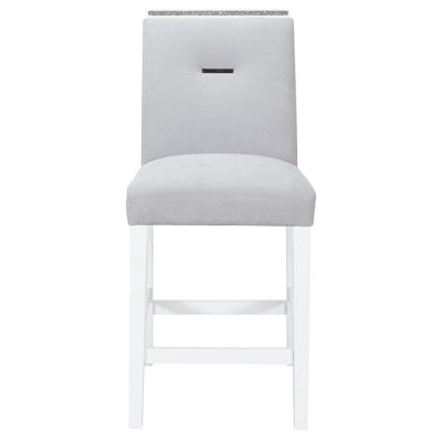 ARIYA GREY BAR STOOLS (KIT OF 2)