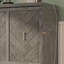 Grand lit escamotable avec station de charge USB, lit armoire en bois de pin-458455687