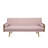 Mid-Century Modern Tufted Fabric Sofa