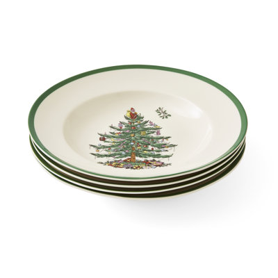 Spode, Christmas Tree - Christmas Tree Soup Plates