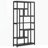 78.7" Extra Tall 7-Tier Industrial Black Etagere Bookcase-395612371
