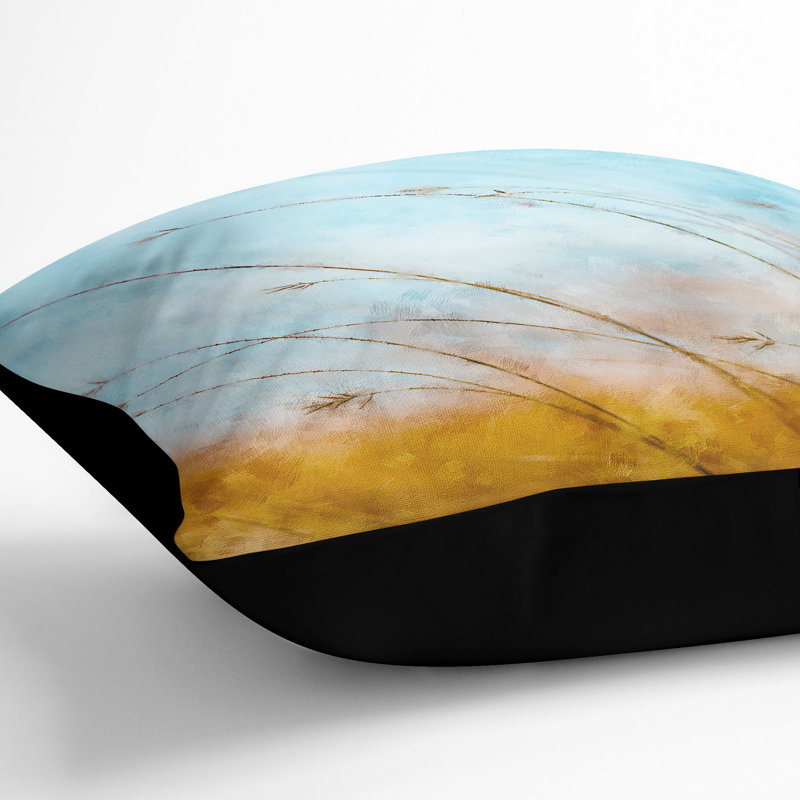 Square Throw Cushion, Black, 40cm H x 40cm W x 15cm D