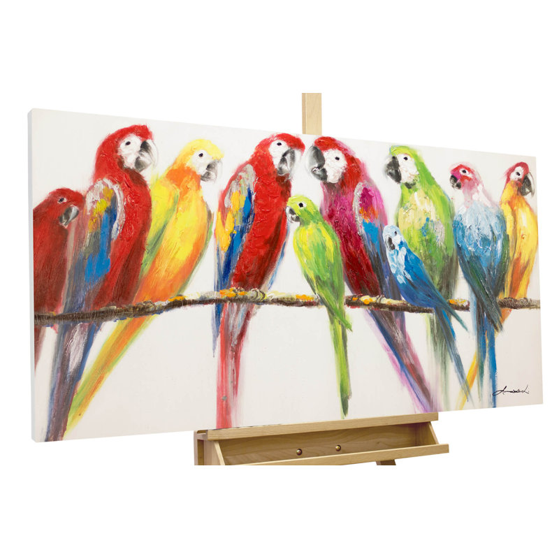 Hand -painted family portrait acrylic painting