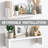 Floating Wall Shelves Set Of 5 Washed White Wood For Bathroom Bedroom Living Room Kitchen Office Home Decor