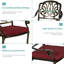 Chaise de patio empilable avec coussin-484446615-488639508