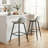 Iraiz Upholstered Counter Stool with Metal Frame-1791533003